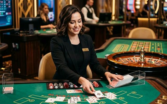 Live Casino Dealer bei Casino Cashed