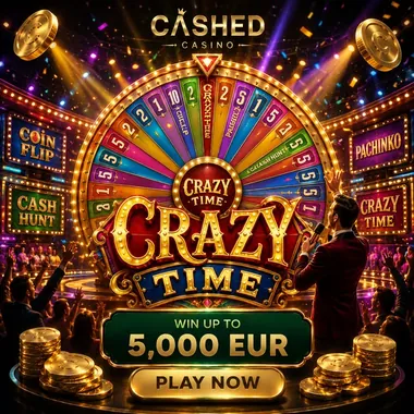 Crazy Time — jeu télévisé en direct sur Cashed Casino