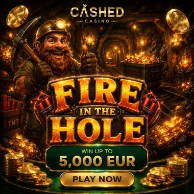 Fire in the Hole — machine à sous sur Cashed Casino
